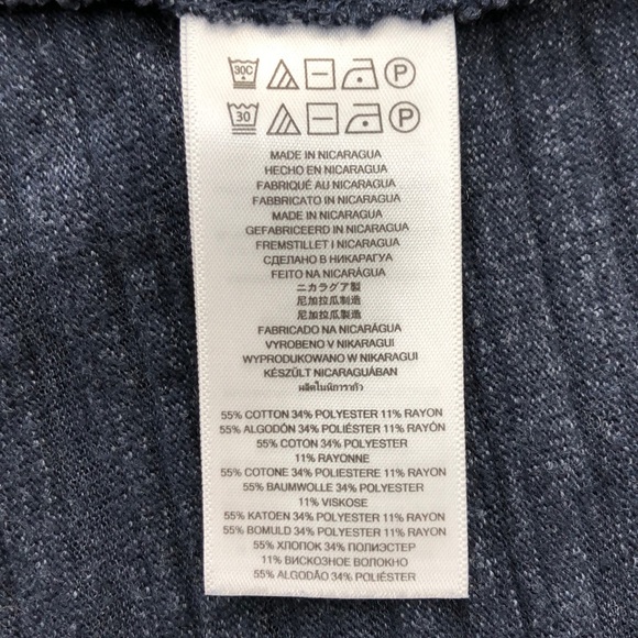 Michael Kors Navy Blue Half-Zip Pull Over Sweater - Picture 4 of 6